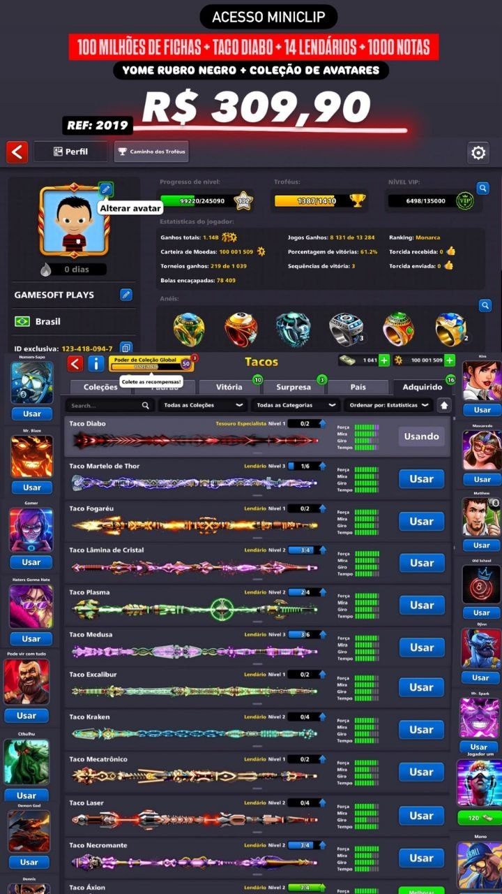 YOME RUBRO NEGRO + 100 MILHÕES DE FICHAS + 14 TACOS LENDÁRIOS + TACO DIABO