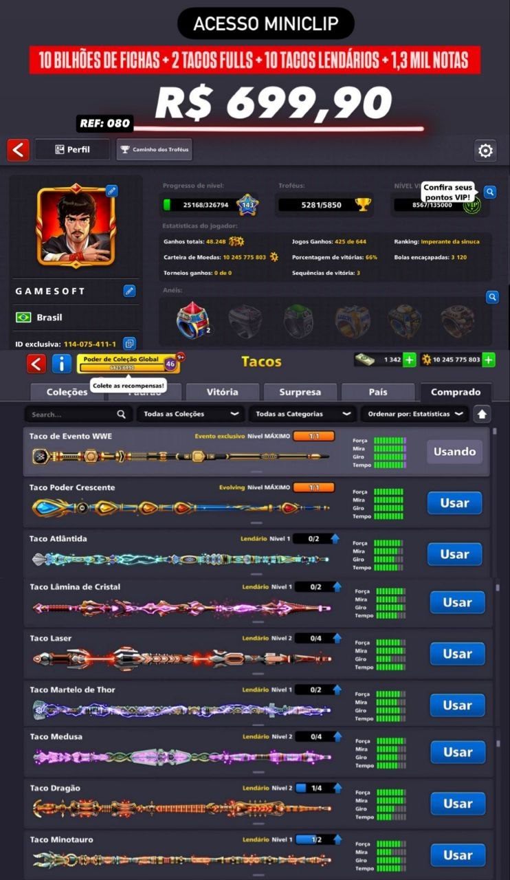 10 BILHÕES DE FICHAS + 2 TACOS FULLS + 10 TACOS LENDÁRIOS